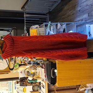 Women's Knit Sleeveless Turtleneck Mini Dress